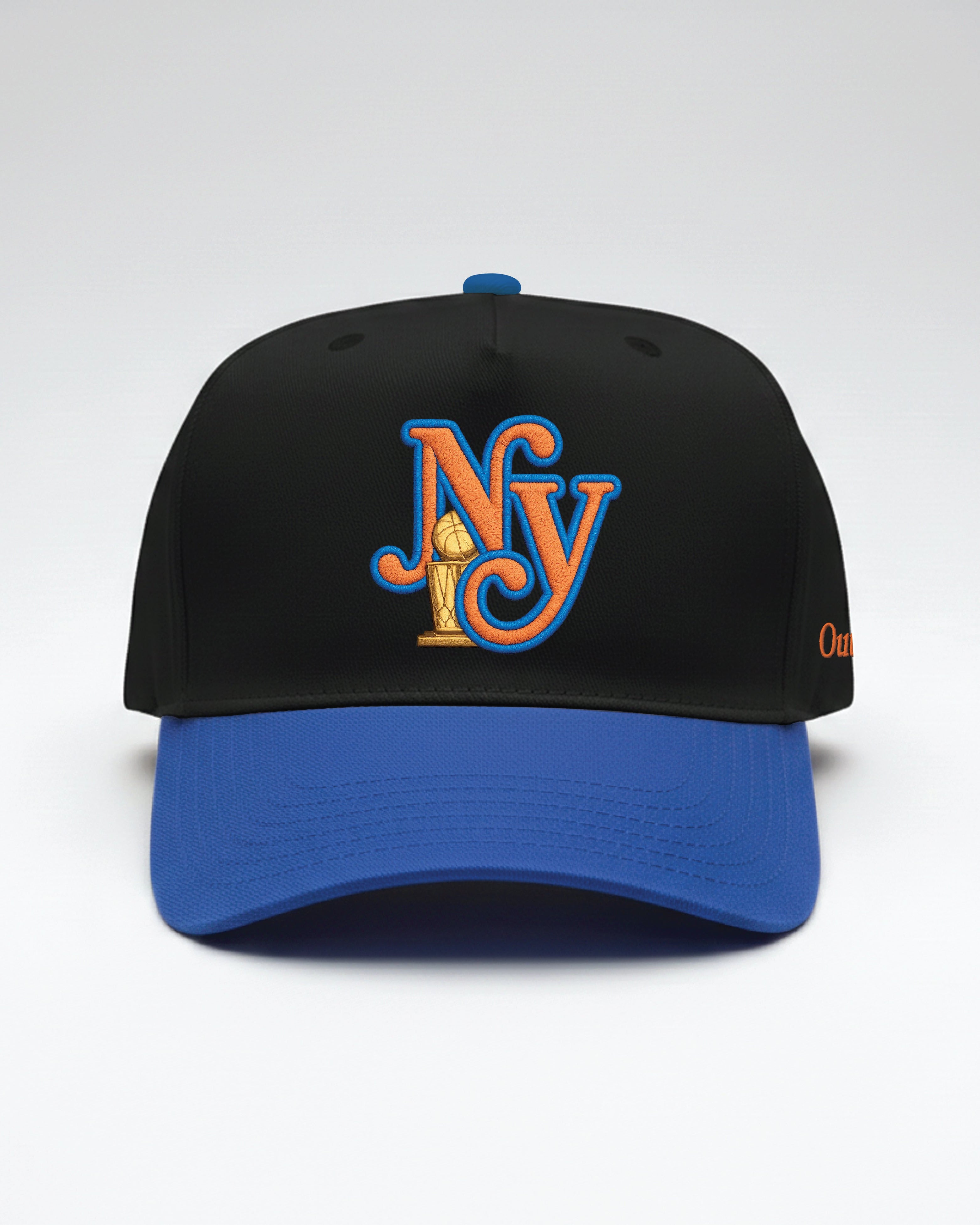 NY Wins Embroidered Snapback - Black