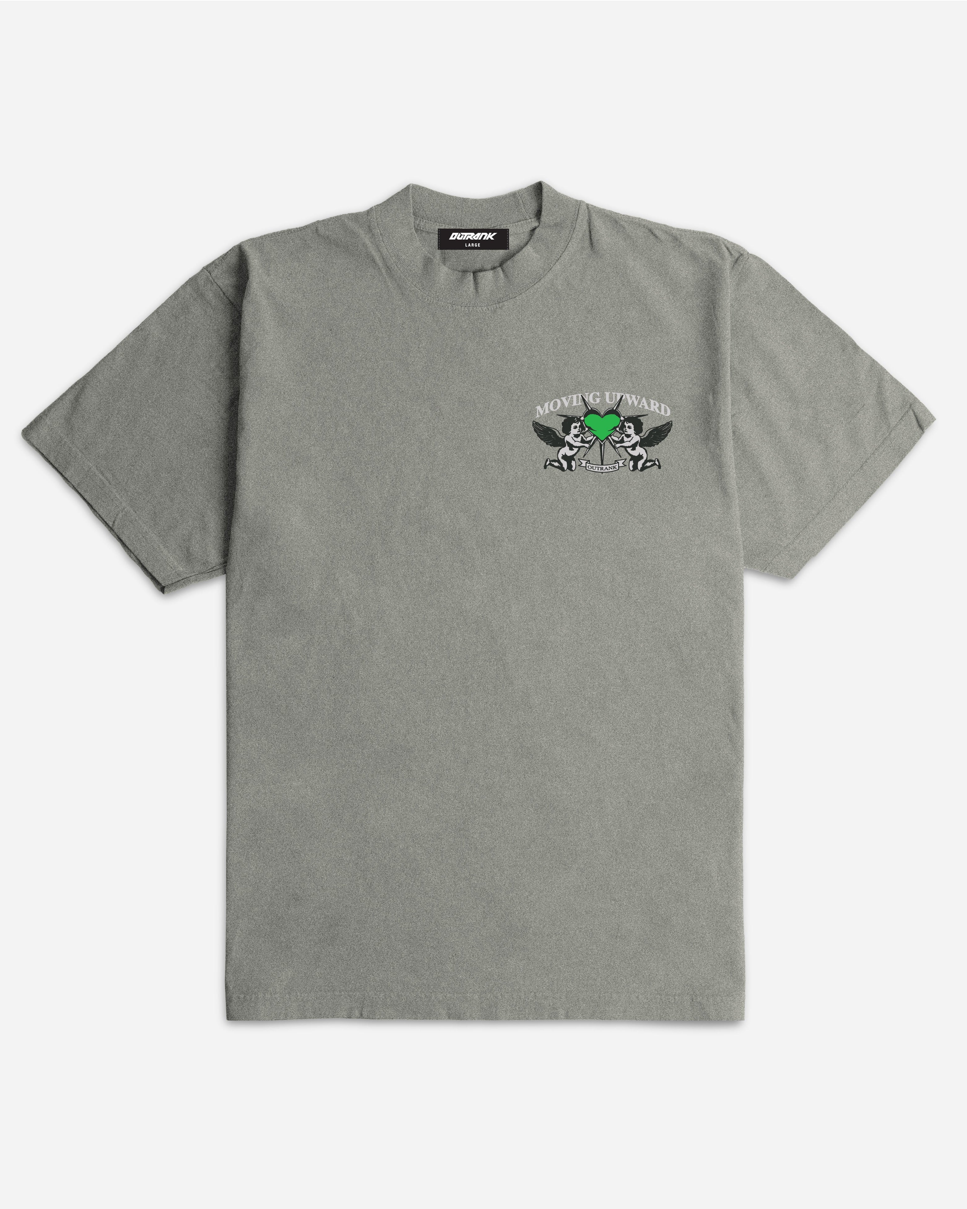 Moving Upward Embroidered Ultra Heavyweight T-shirt