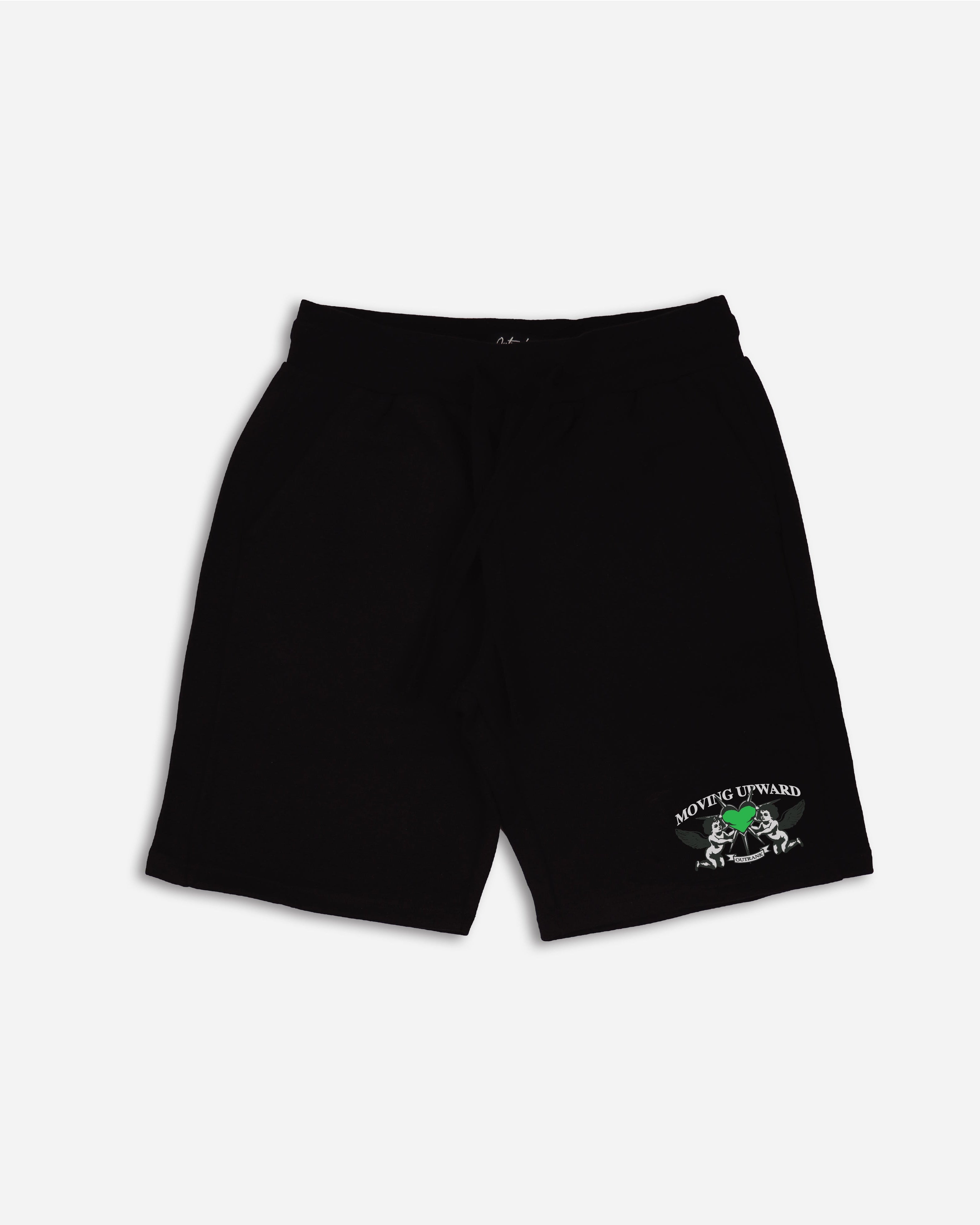 Moving Upward Embroidered Shorts