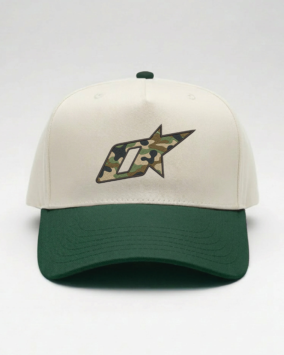 Camo O Star Embroidered Snapback