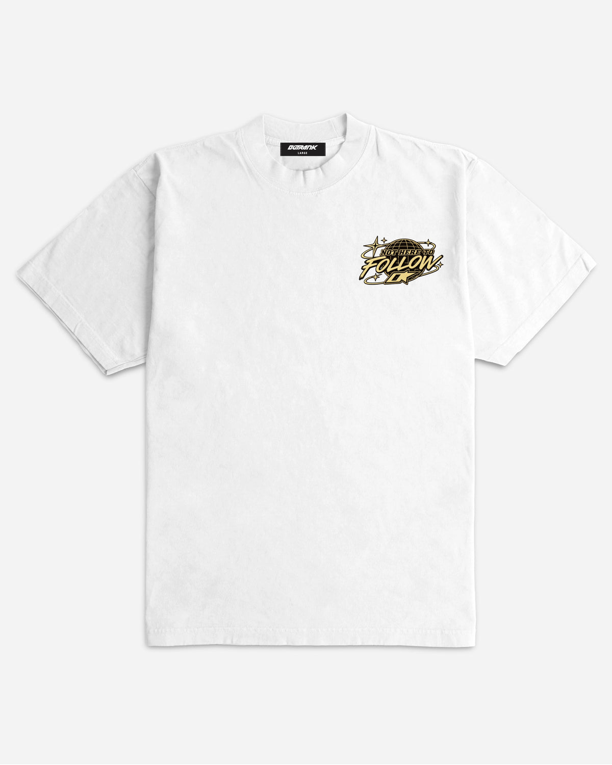 Not Here To Follow Embroidered Ultra Heavyweight T-shirt
