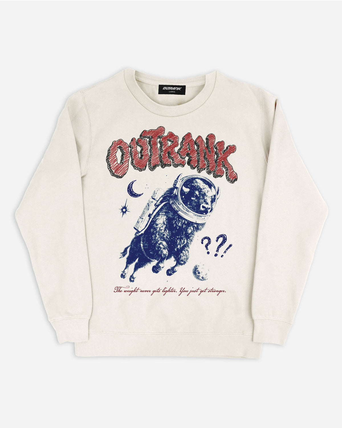 Weight Never Gets Lighter Crewneck Fleece