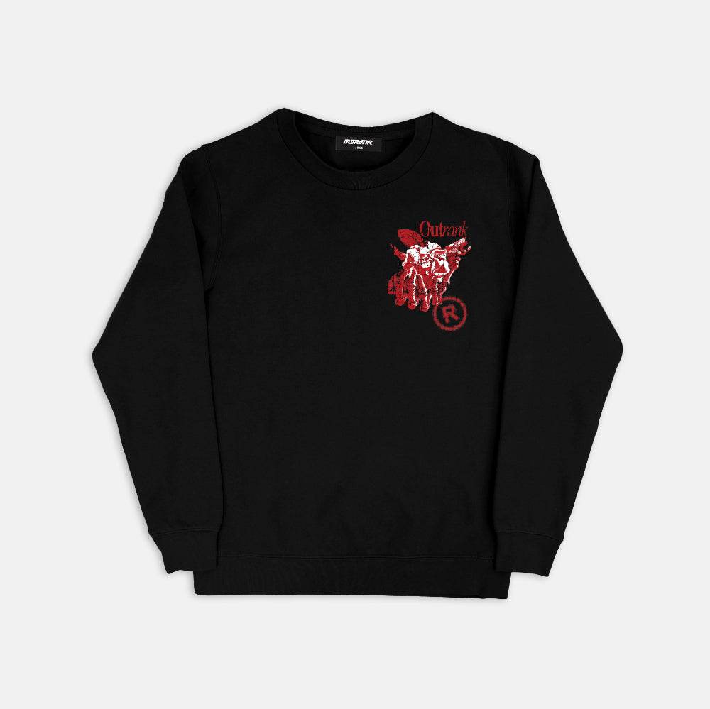 Smell The Roses Crewneck Fleece - Outrank Brand