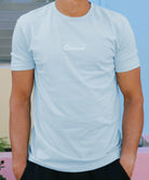 Outrank Everyday Embroidered  Light Blue T-Shirt - Outrank