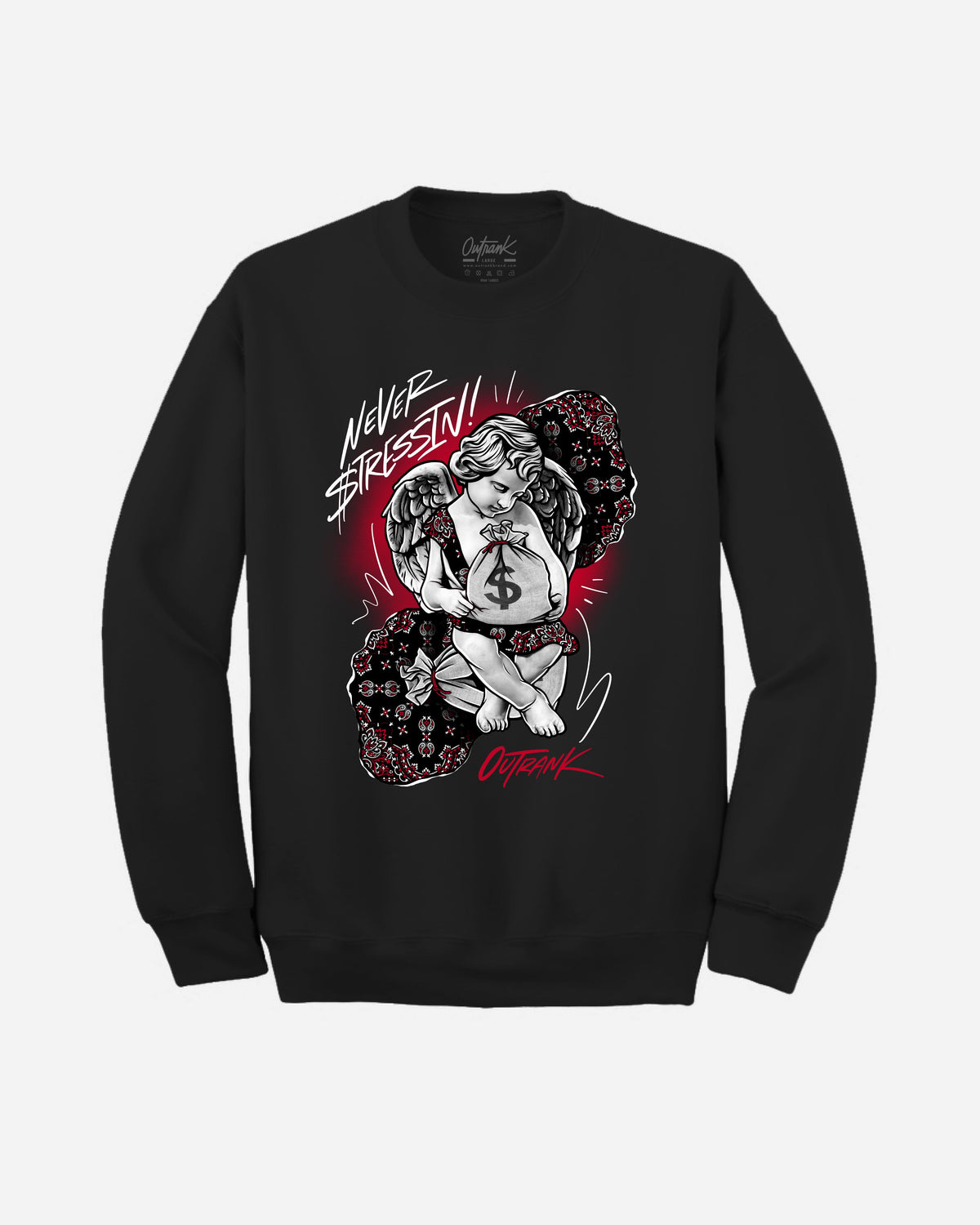 Never Stressin' Crewneck Fleece