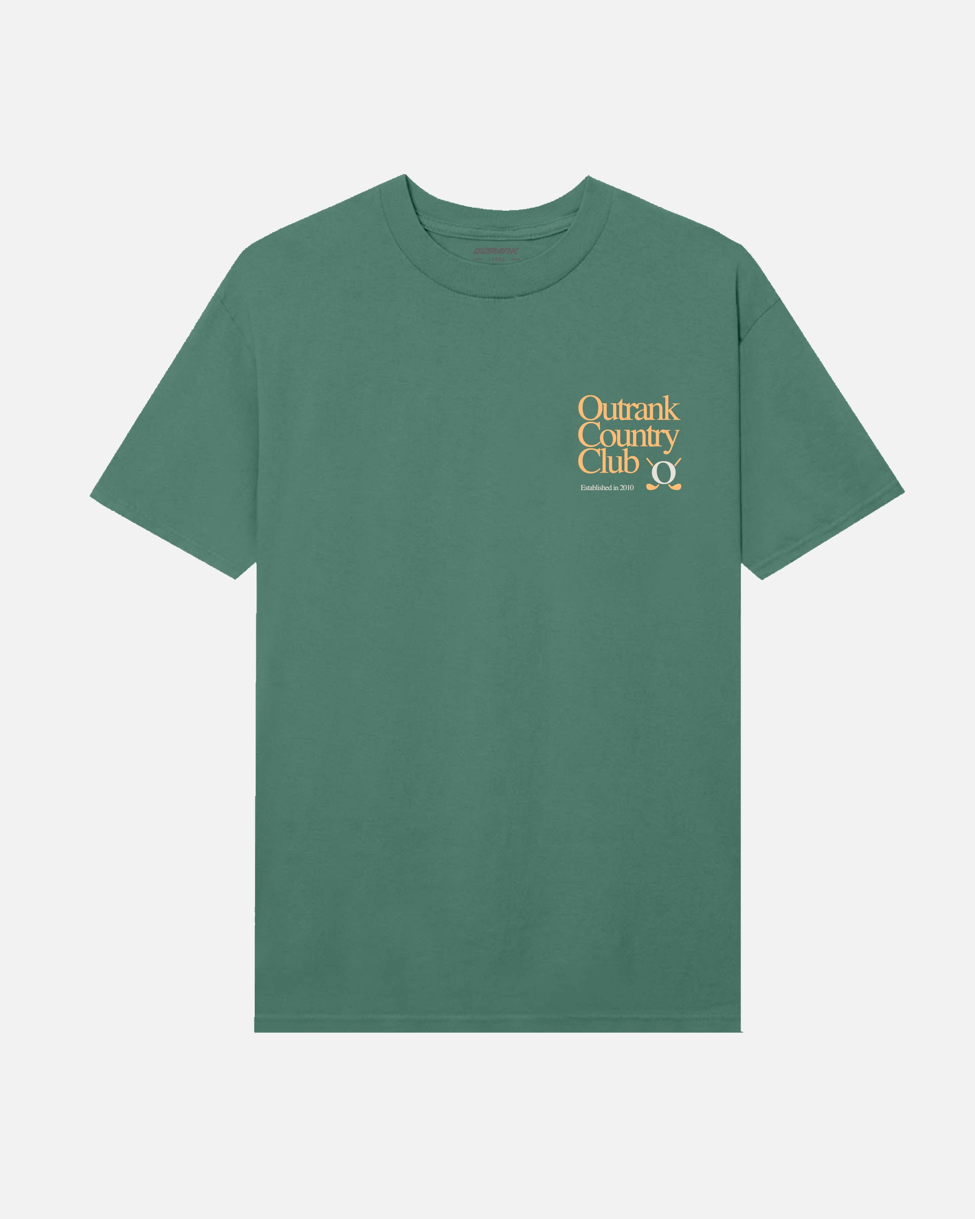 Outrank Country Golf Club - Jade T-Shirt