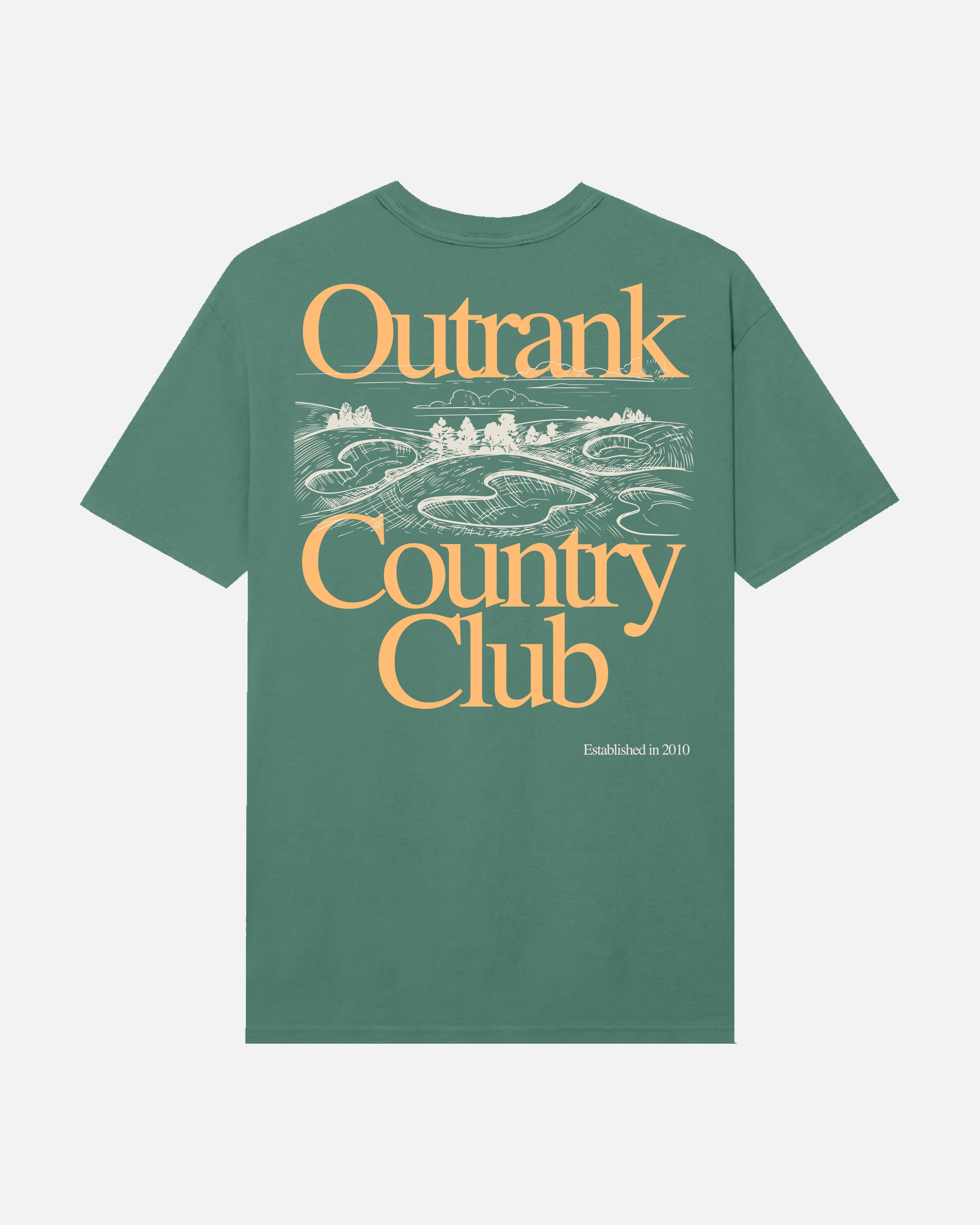Outrank Country Golf Club - Jade T-Shirt