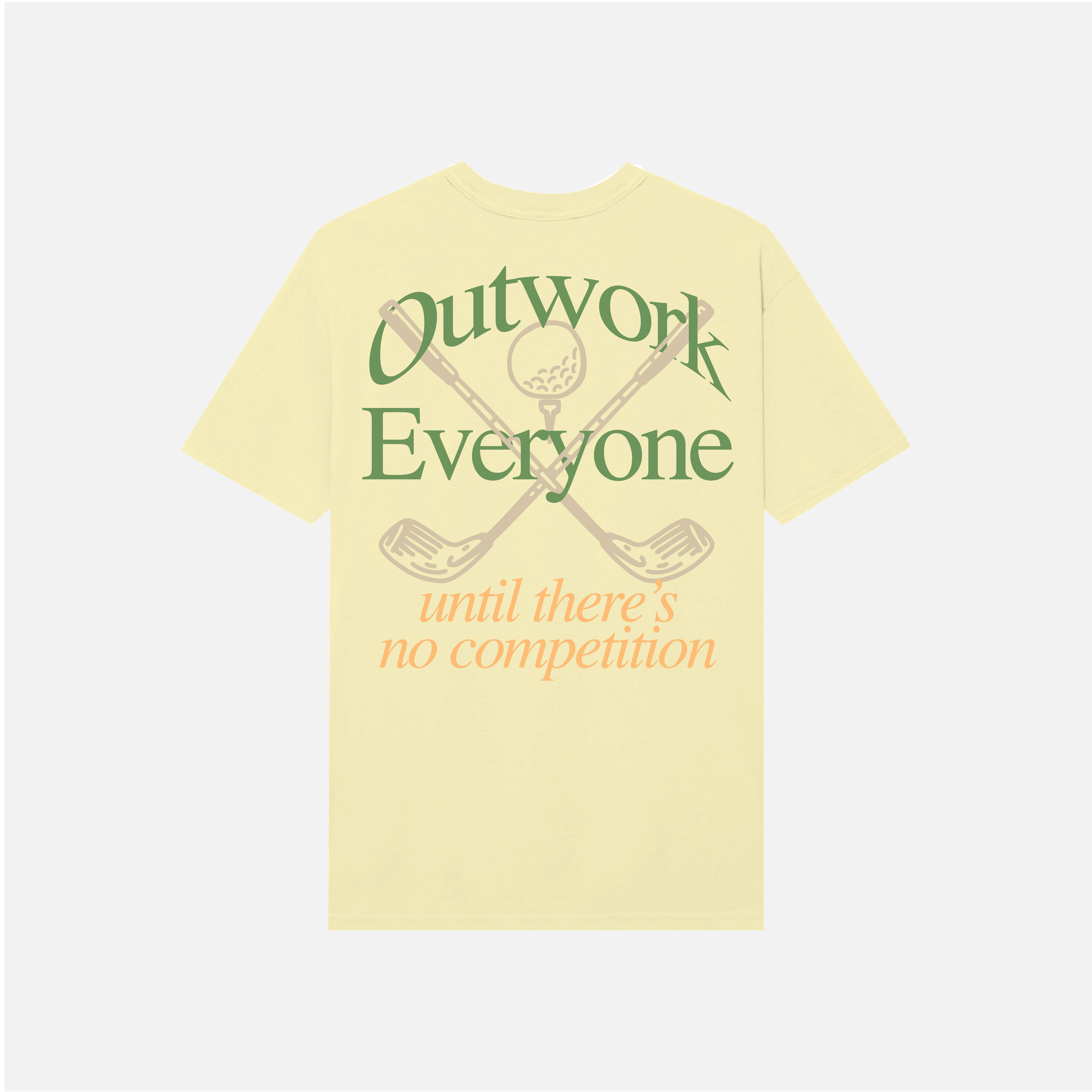 Outwork Everyone Golf - Lemonade T-Shirt