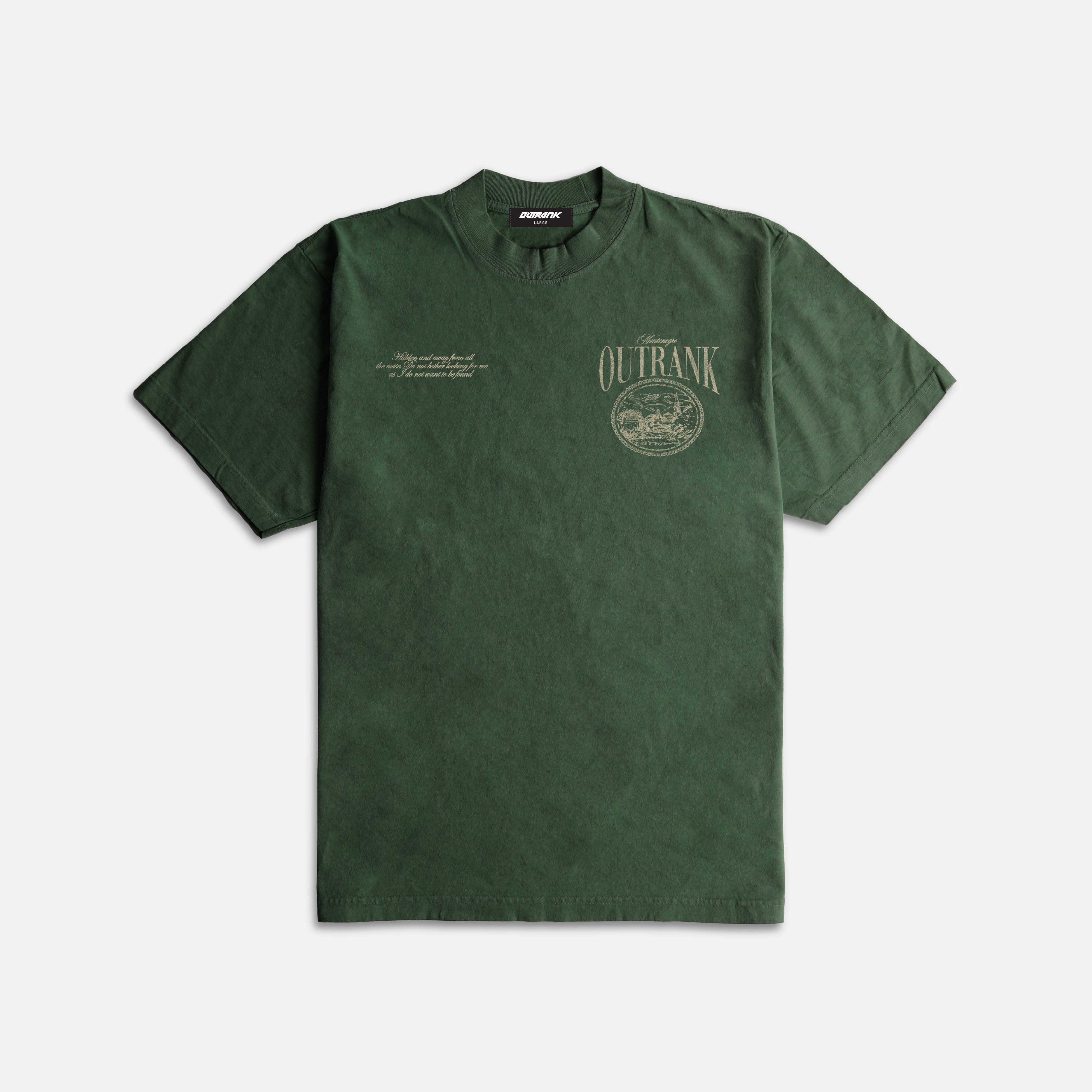 Montenegro Ultra Heavyweight T-Shirt - MOSS