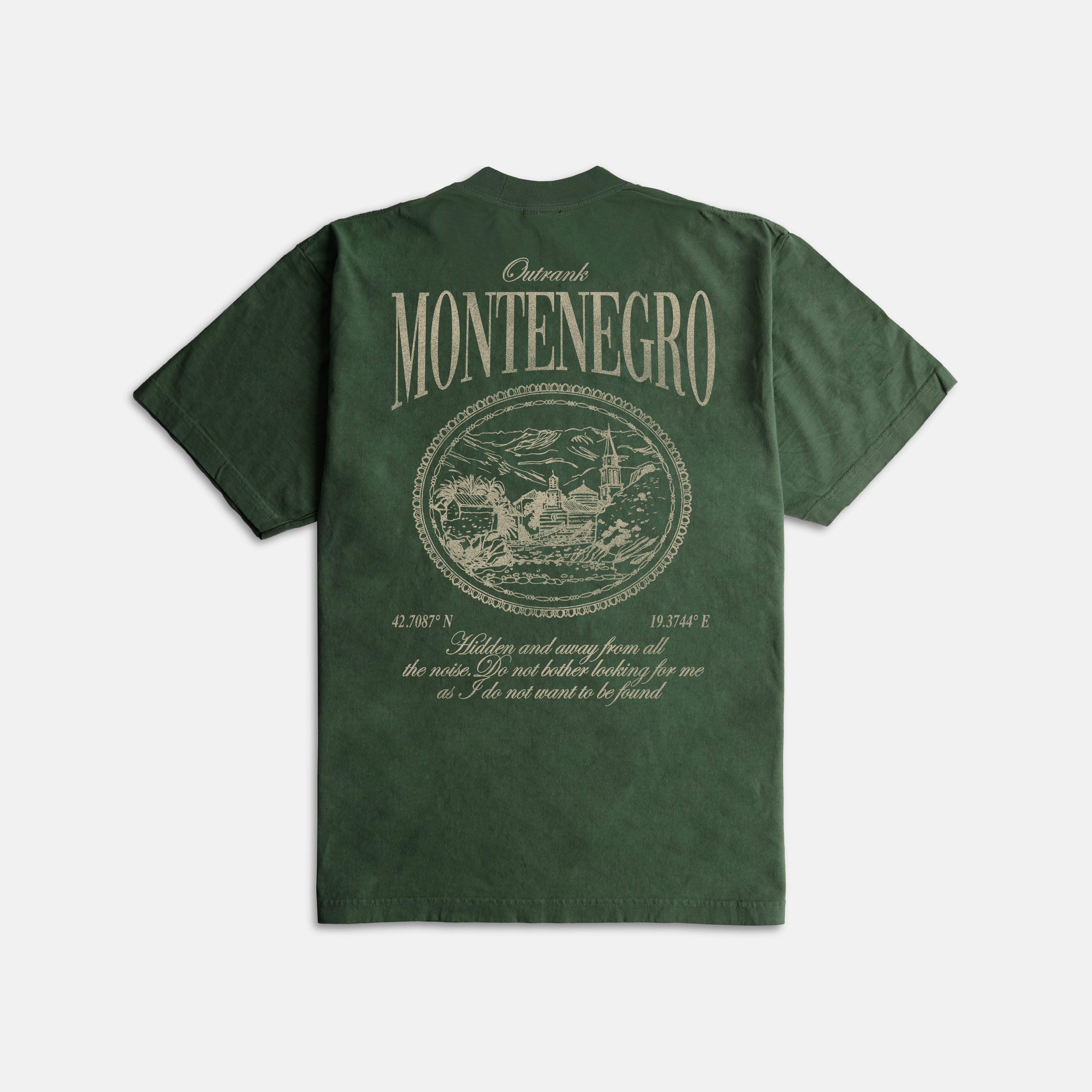 Montenegro Ultra Heavyweight T-Shirt - MOSS
