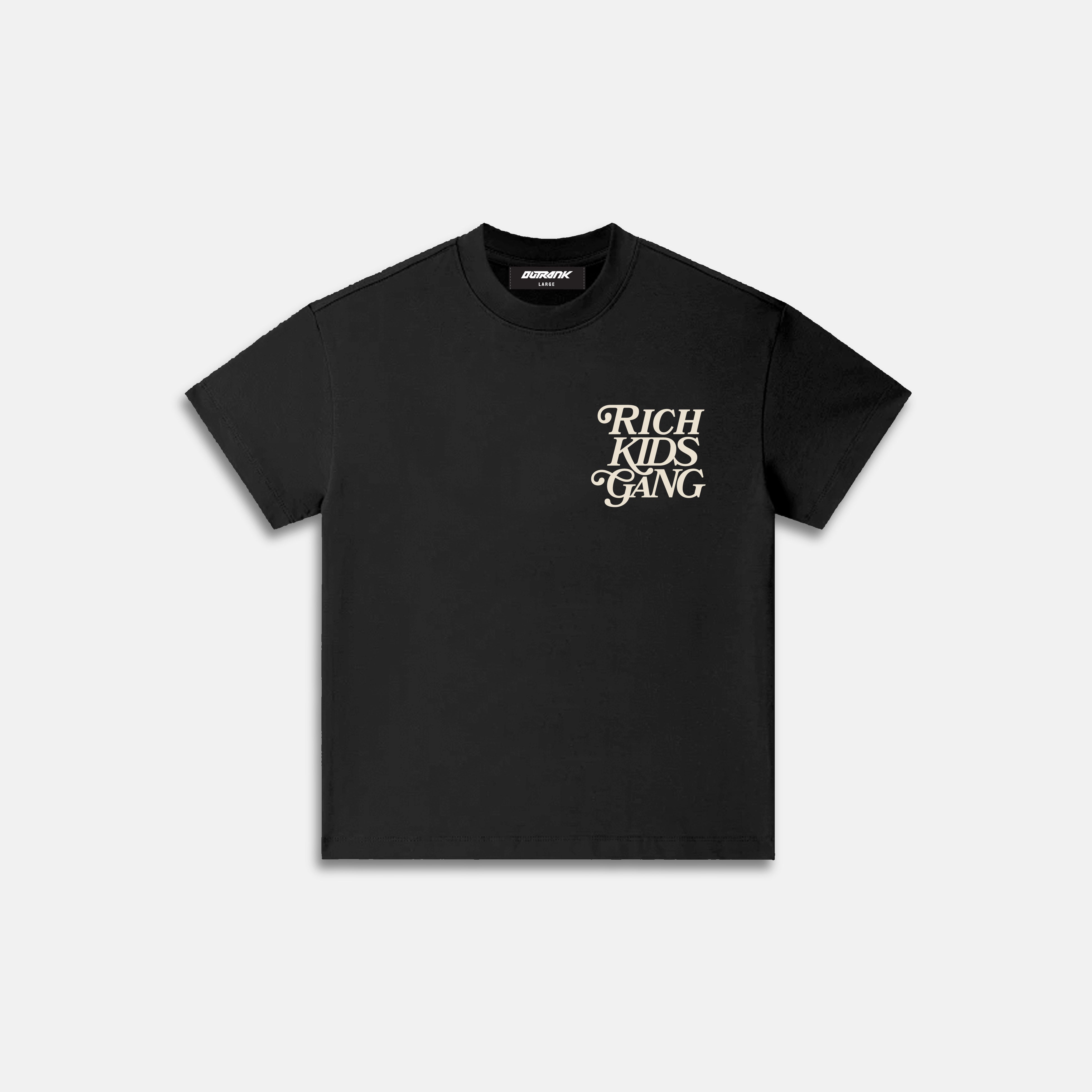 Rich Kids Gang Youth T-shirt - Black