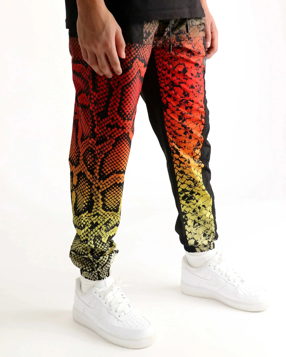 Rasta Snake Nylon Joggers