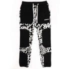Scripted Color Blocked Fleece Joggers