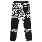 Scripted Color Blocked Fleece Joggers