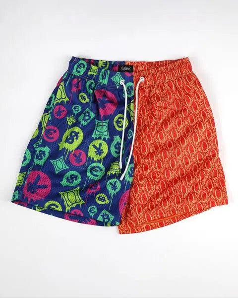 Spliced Mesh 7" inseam Basketball Shorts - Outrank