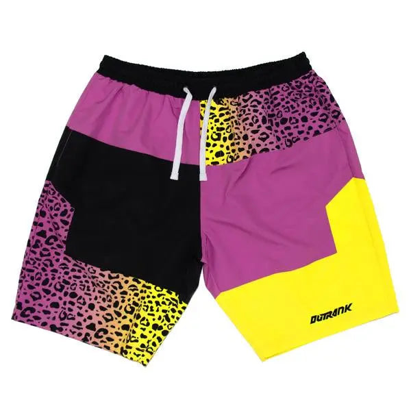Tropic Cheetah 9" Inseam Nylon Shorts - Outrank