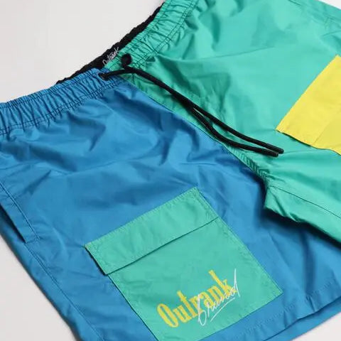 Unsinkable Color Blocked "7 Shorts - Outrank