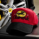 The Fast Lane Puff Embroidered Snapback - Yellow