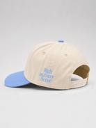 Rich Mom Embroidered Snapback - Natural/ Blue