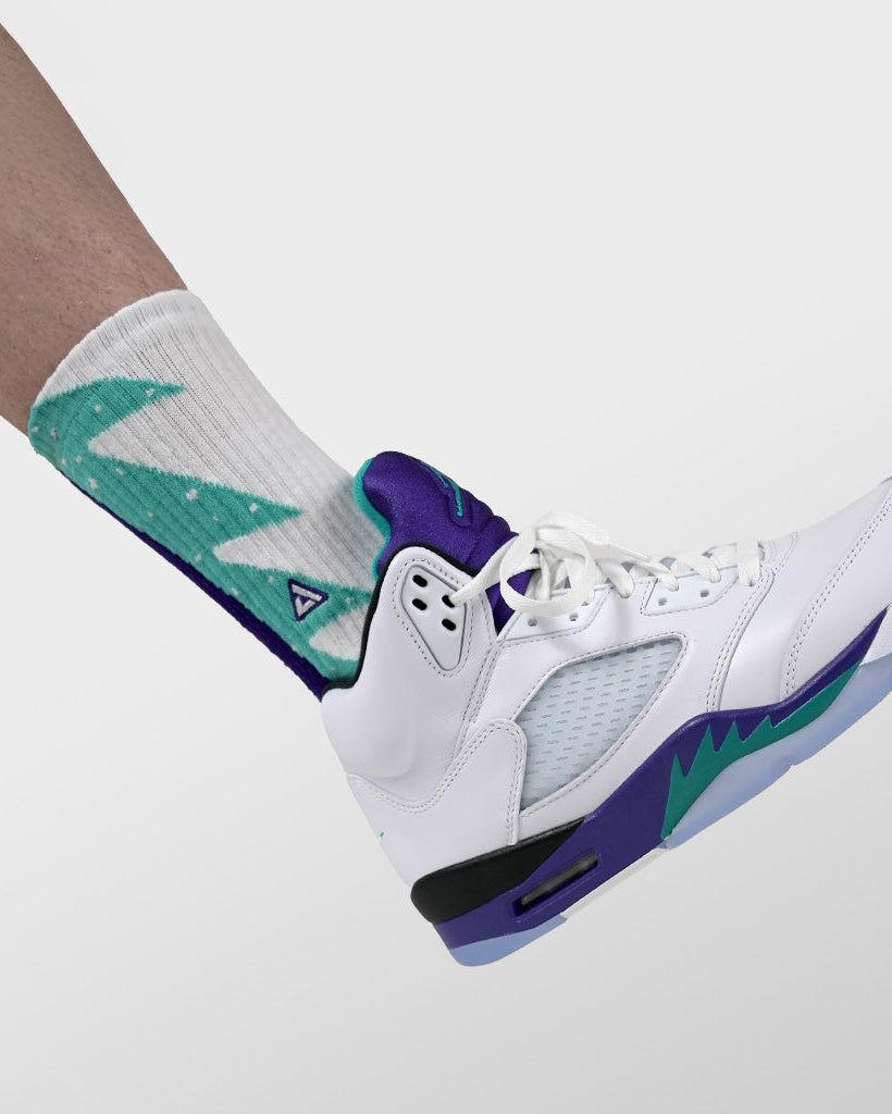 SNKR Socks - Grape 5