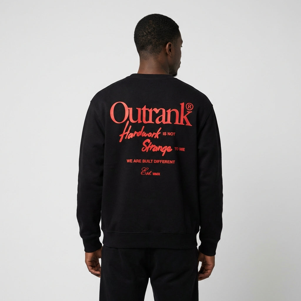 Hard Work is Not Strange Ultra Heavyweight Crewneck Fleece