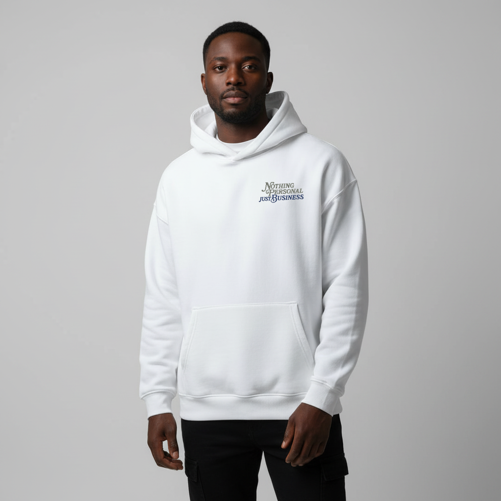 Nothing Personal Embroidered Ultra Heavyweight Hoodie