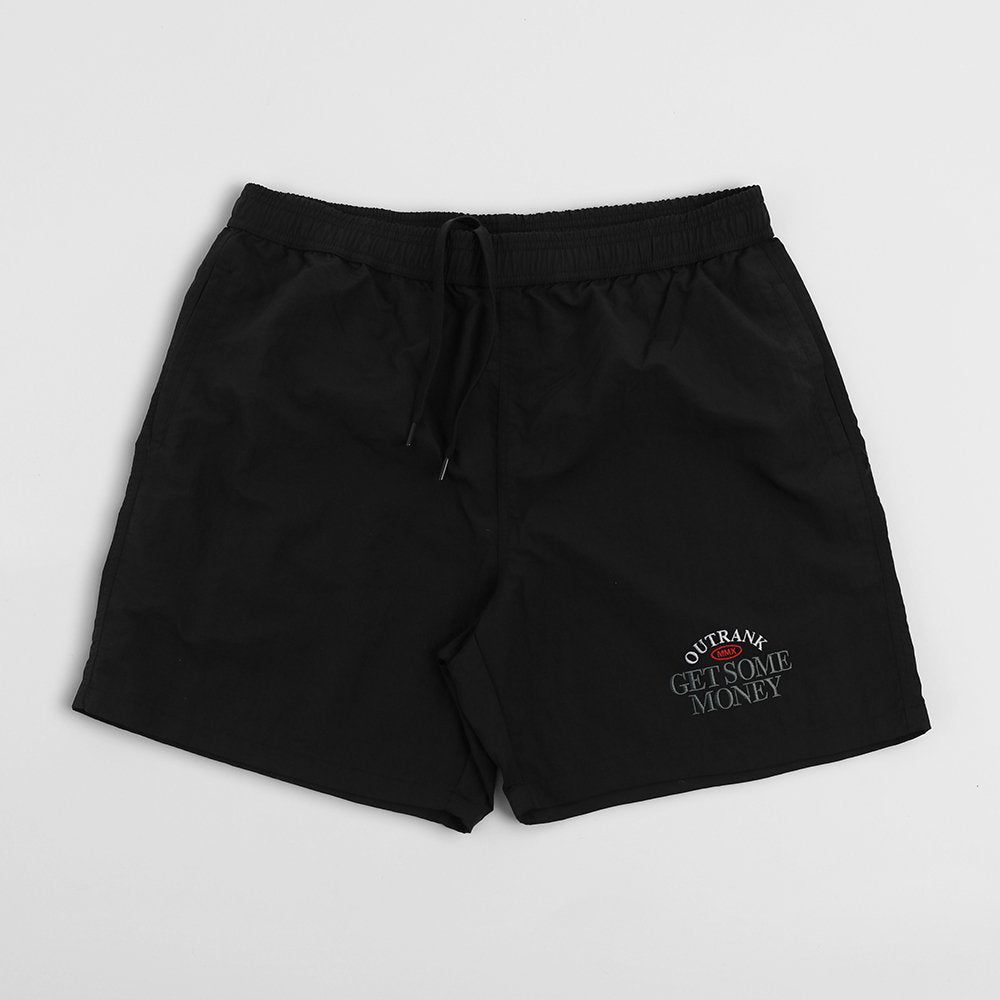 Get Some Money Embroidered 6" Nylon Shorts