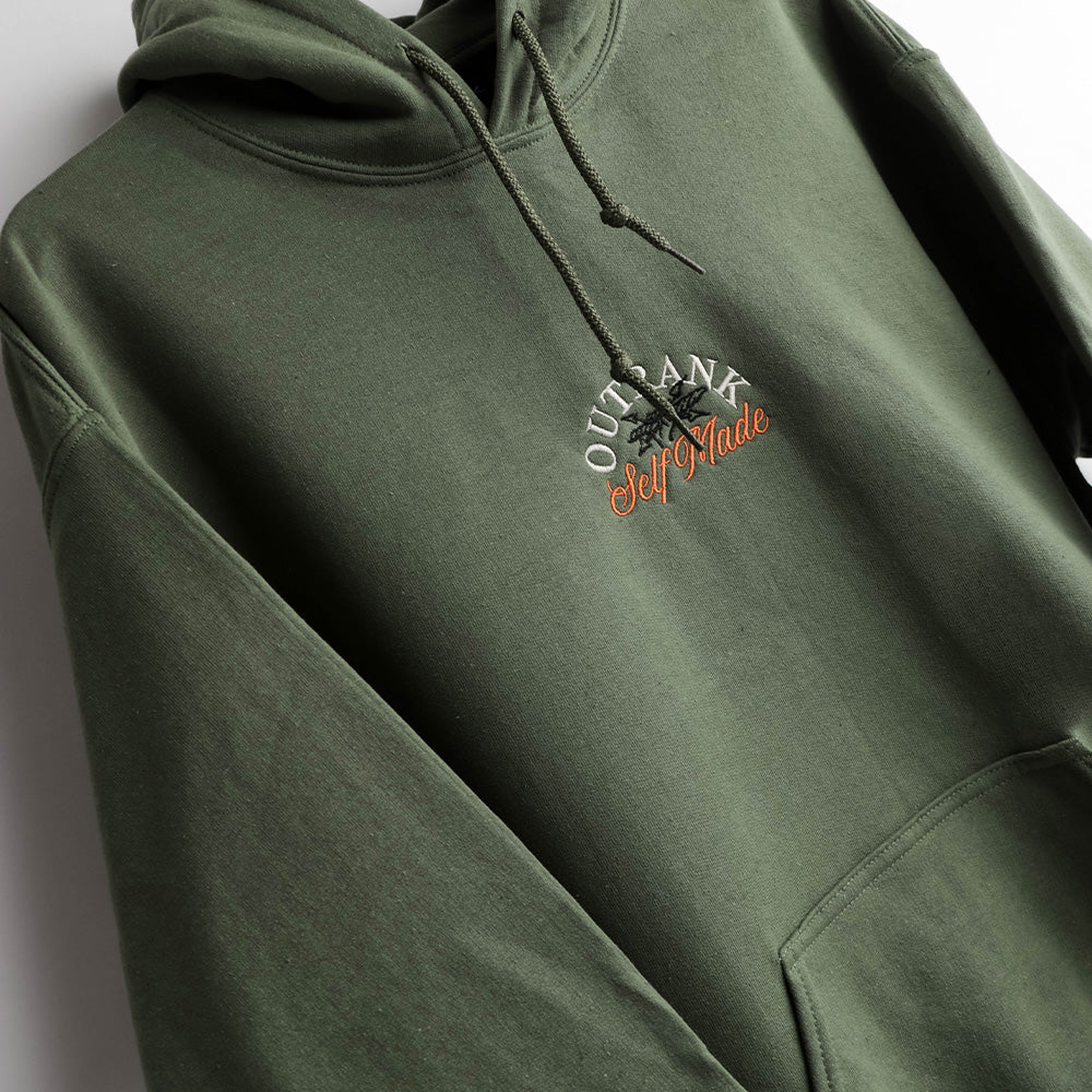 Self Made Embroidered Hoodie - Outrank – Outrank Brand