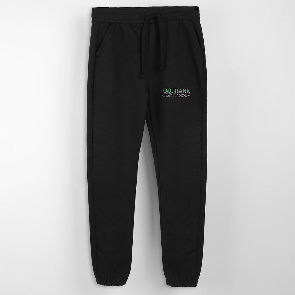 Outrank All Haters Embroidered Joggers