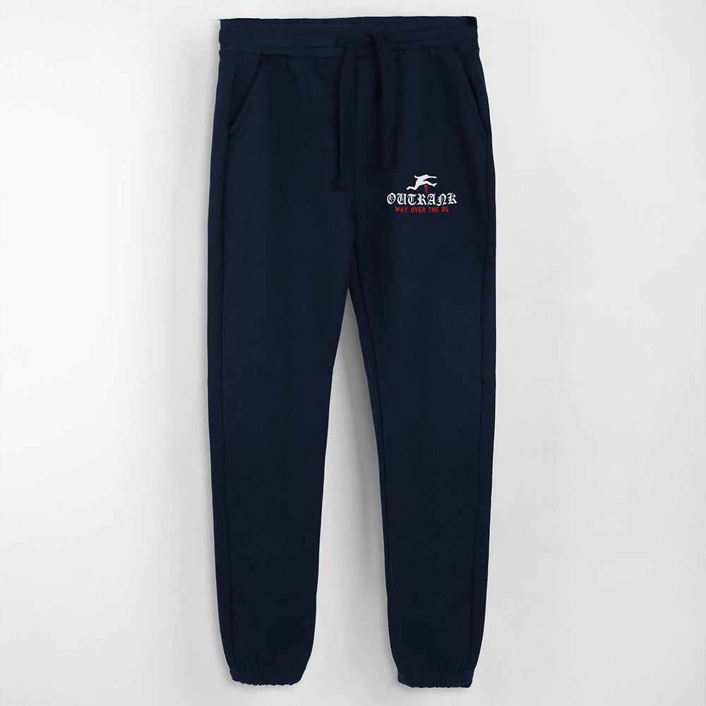 Way Over The BS Embroidered Joggers