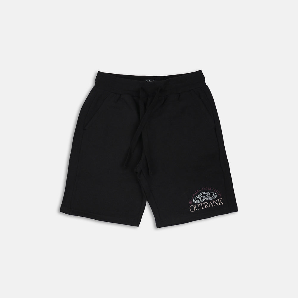 Hella Grip Embroidered Fleece Shorts - Outrank Brand