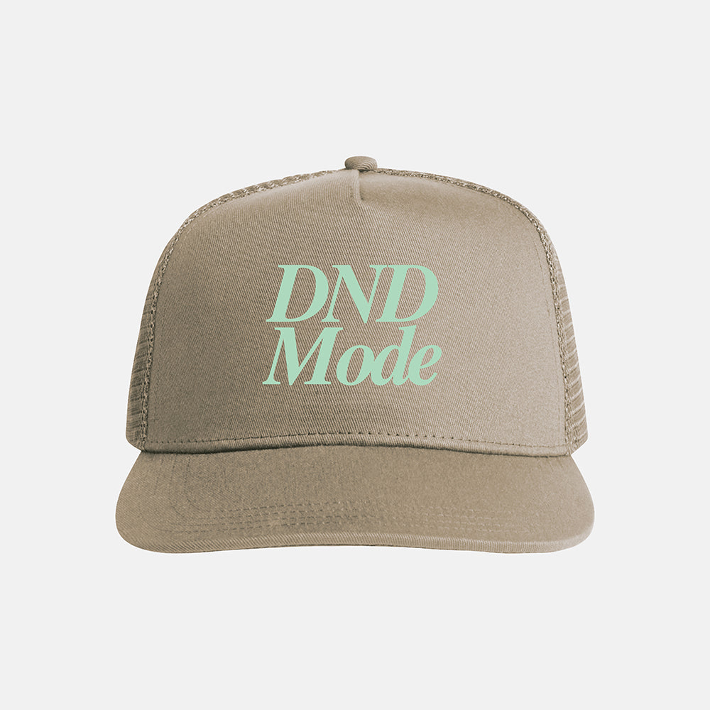 On DND Mode Trucker- Khaki