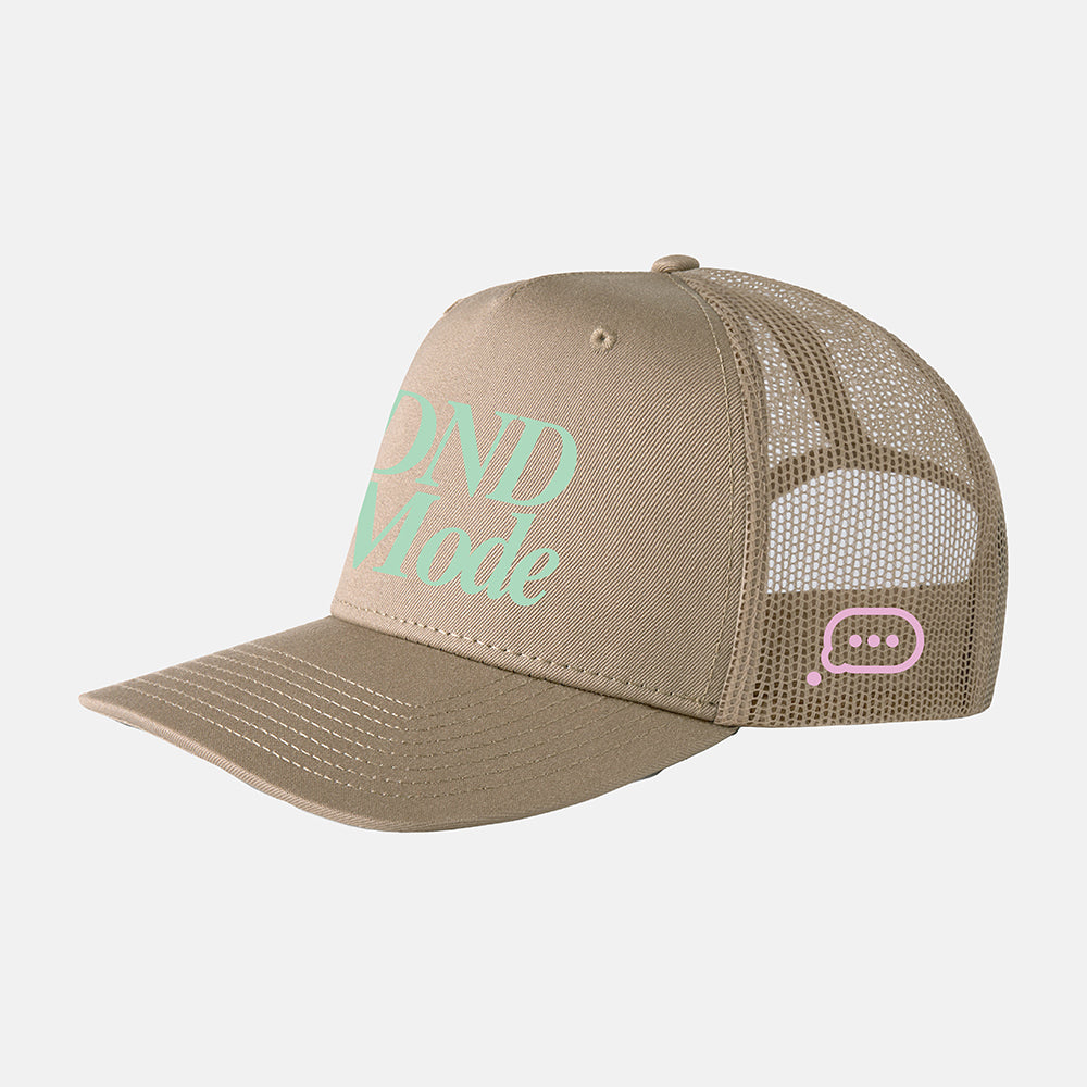 On DND Mode Trucker- Khaki