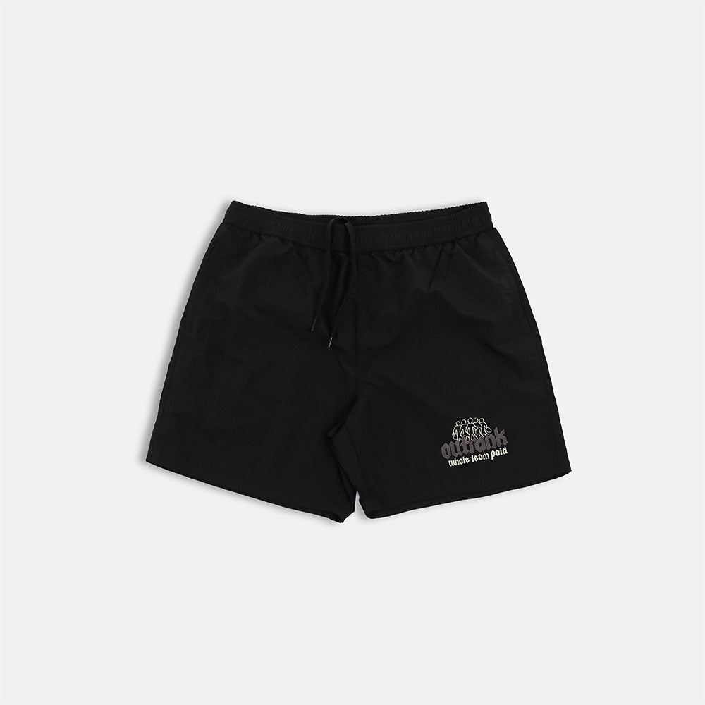 Whole Team Paid Embroidered Shorts - Outrank Brand