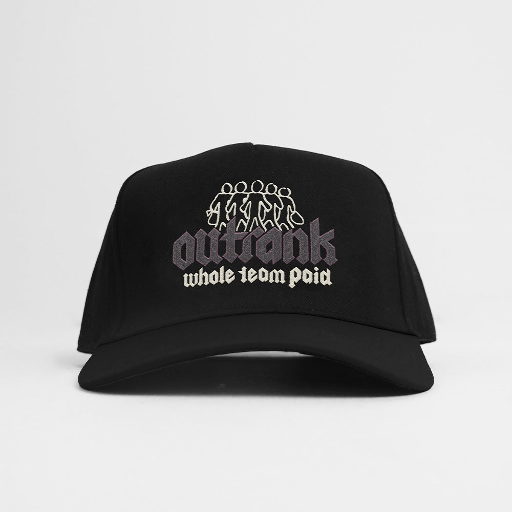 Whole Team Paid Snapback Hat - Outrank Brand