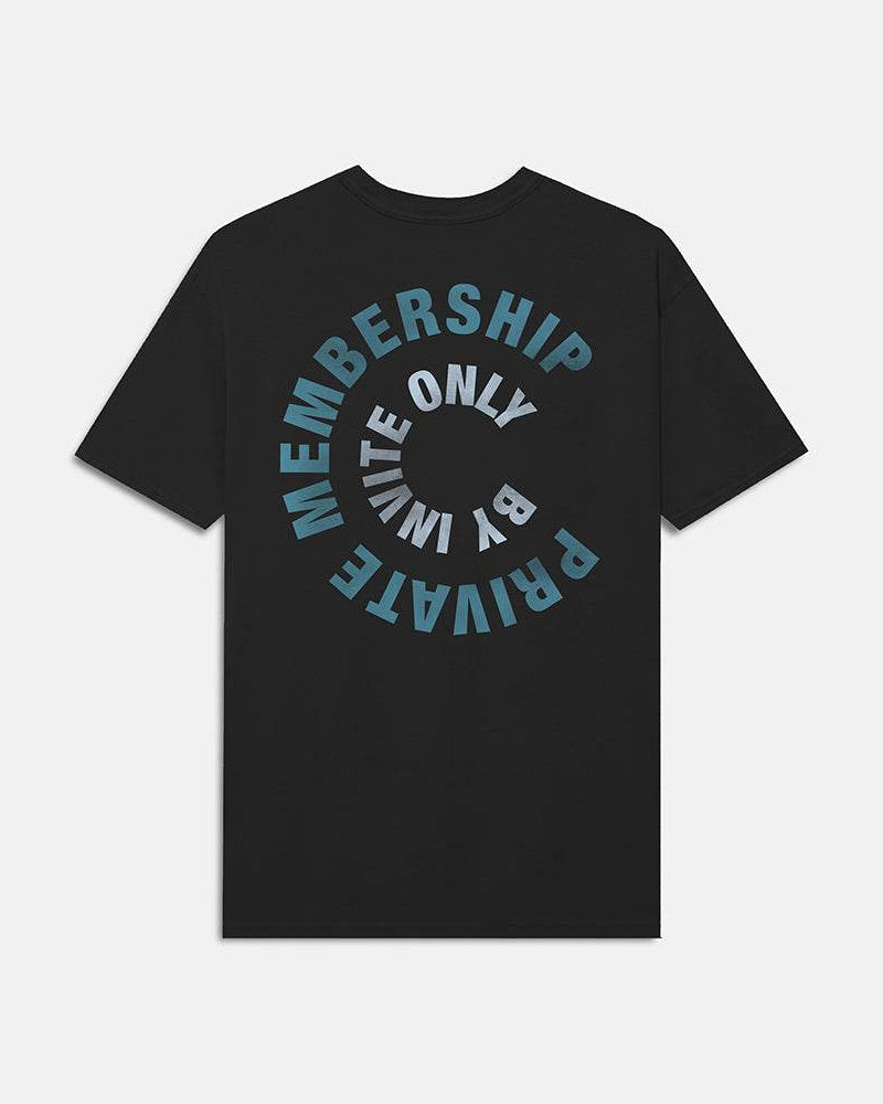 Membership Only Heavyweight T-shirt- Black