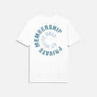 Membership Only Heavyweight T-shirt- White