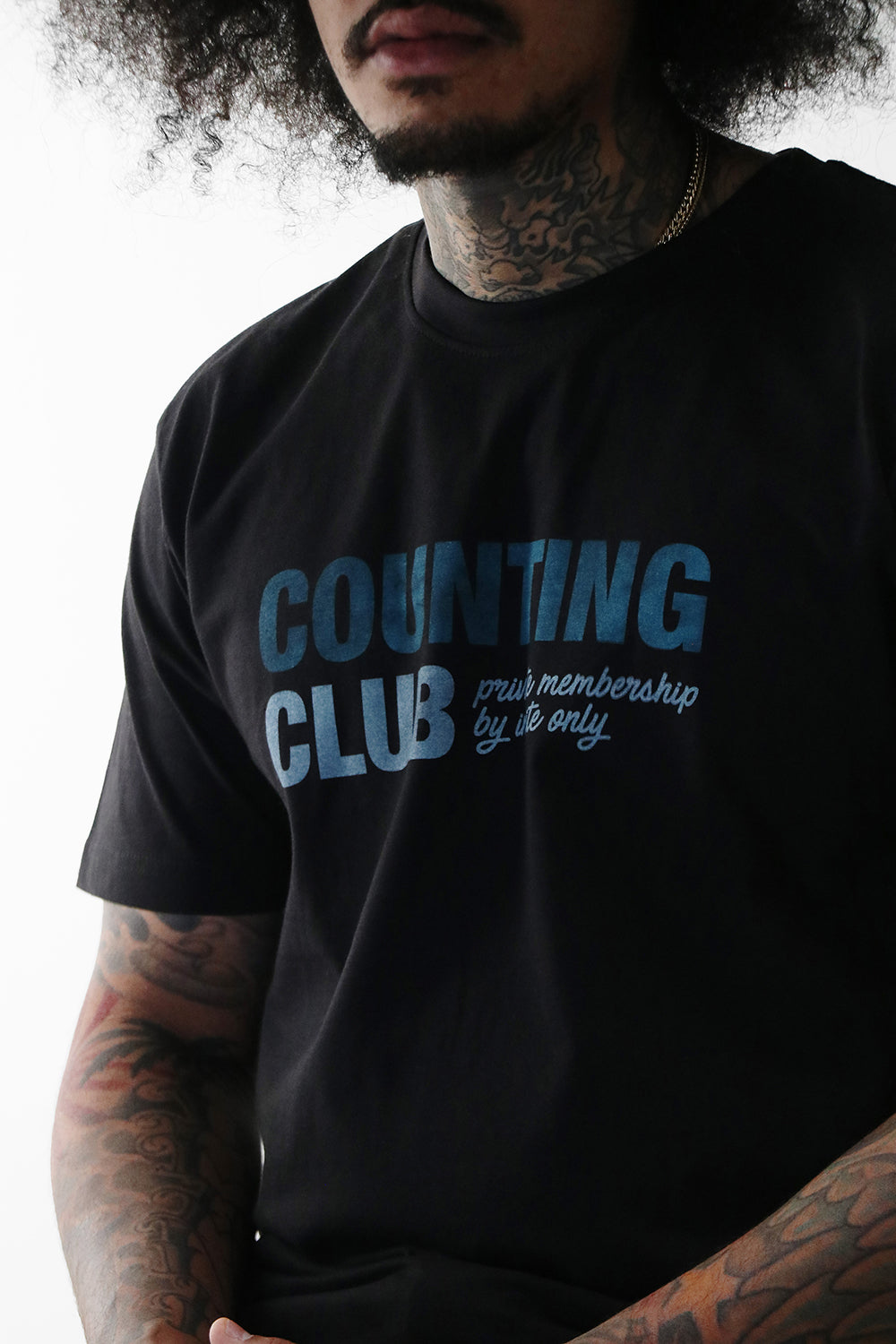 Membership Only Heavyweight T-shirt- Black