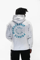 Membership Only Heavyweight Fleece Hoodie- White Heather