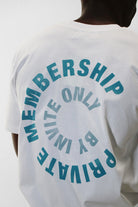 Membership Only Heavyweight T-shirt- White