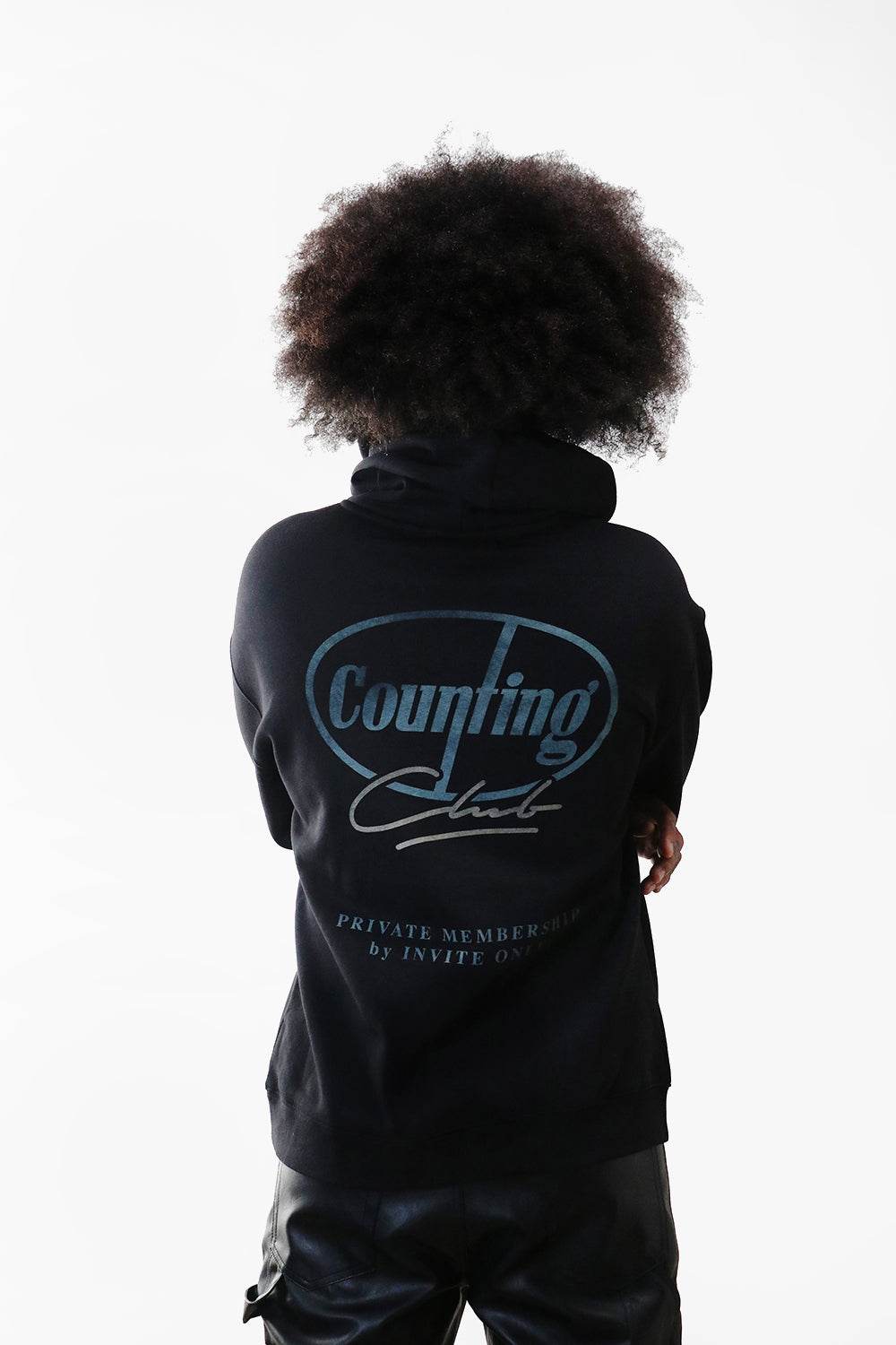 By Invite Only Heavyweight Fleece Hoodie- Black