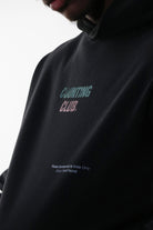 Counting Club Heavyweight Fleece Hoodie- Black