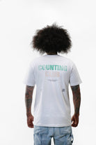 Counting Club Heavyweight T-shirt- White - Outrank Brand