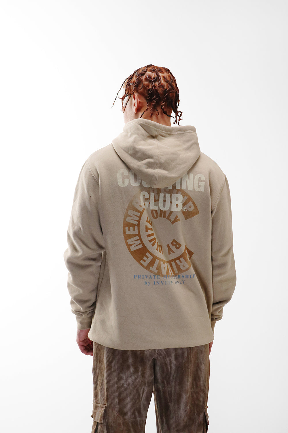 Private Membership Heavyweight Hoodie- Sand