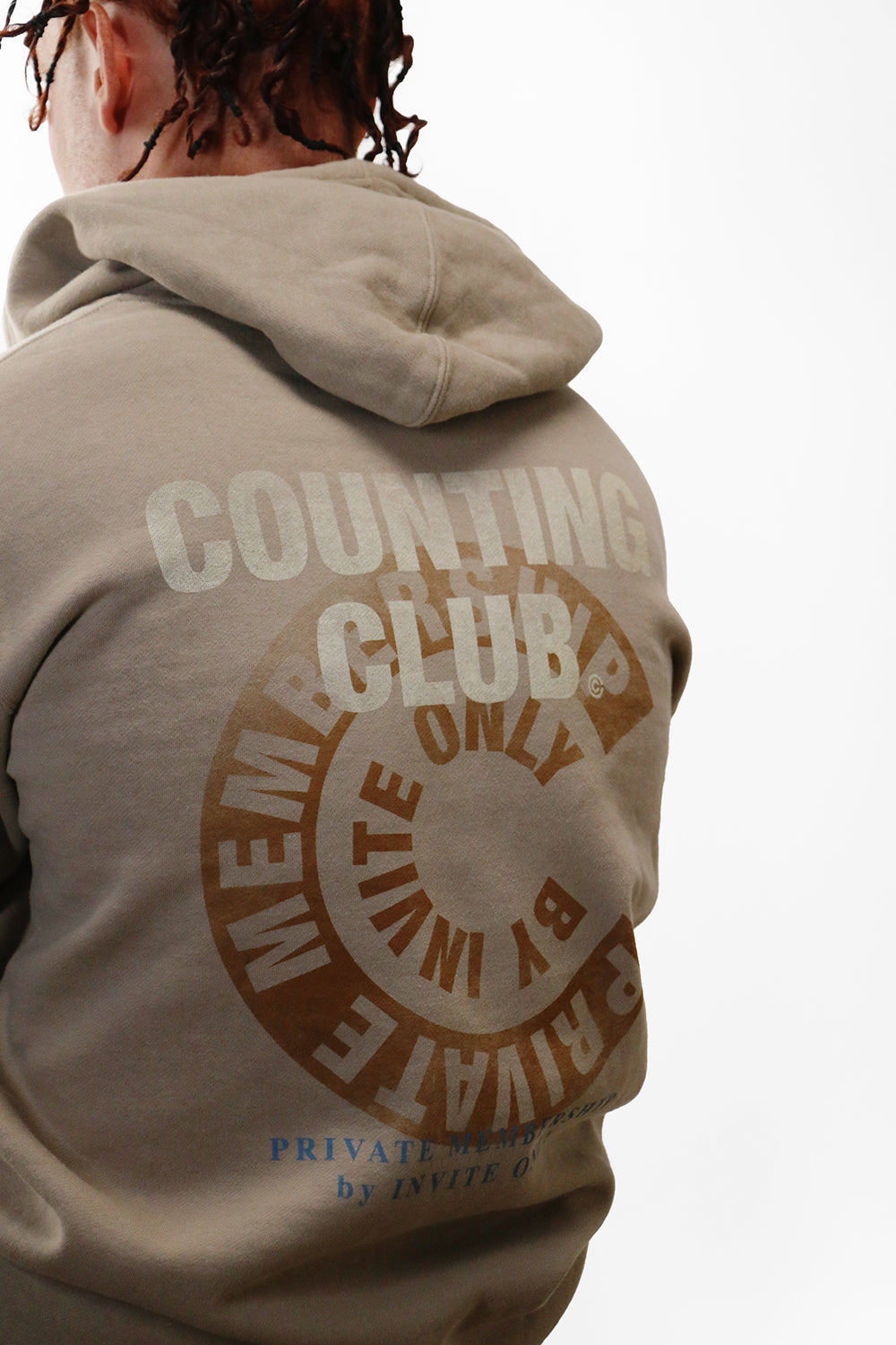 Private Membership Heavyweight Hoodie- Sand