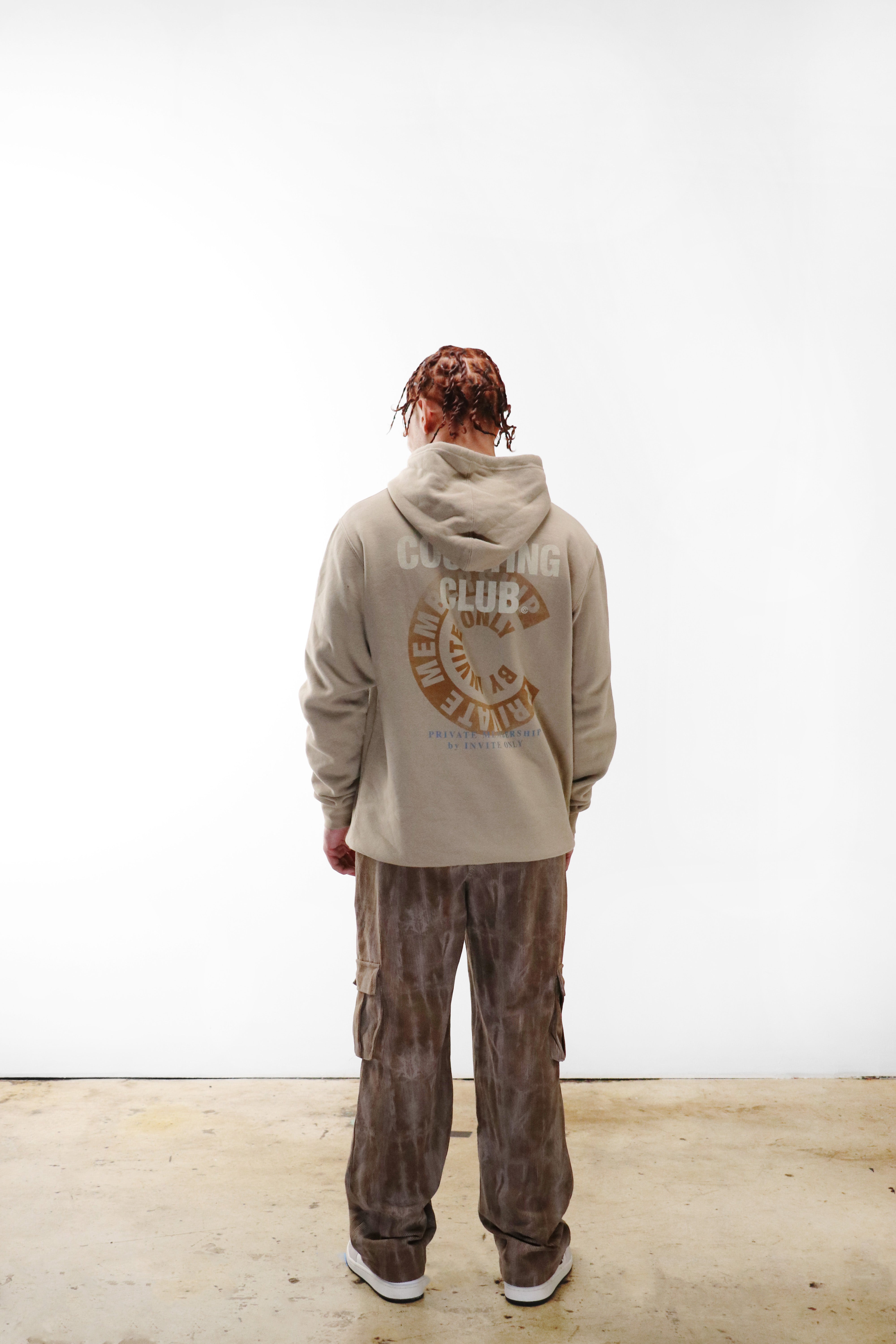 Private Membership Heavyweight Hoodie- Sand