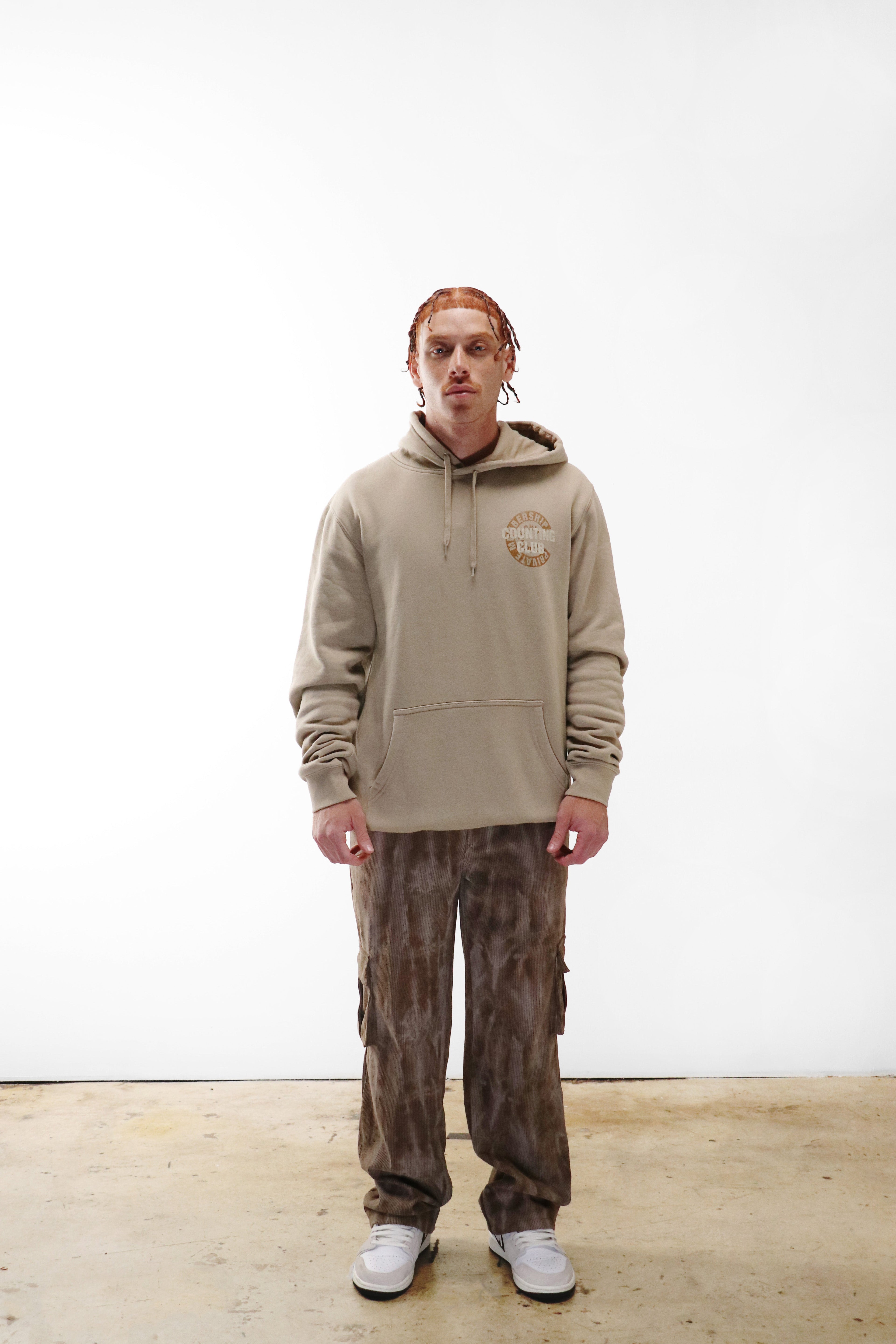 Private Membership Heavyweight Hoodie- Sand