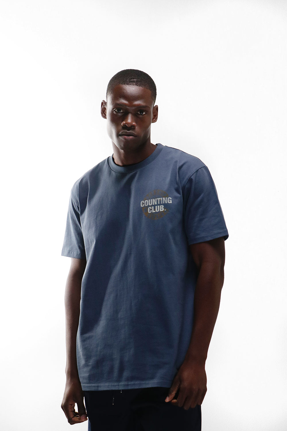 Private Membership Heavyweight T-shirt- Harbor Blue