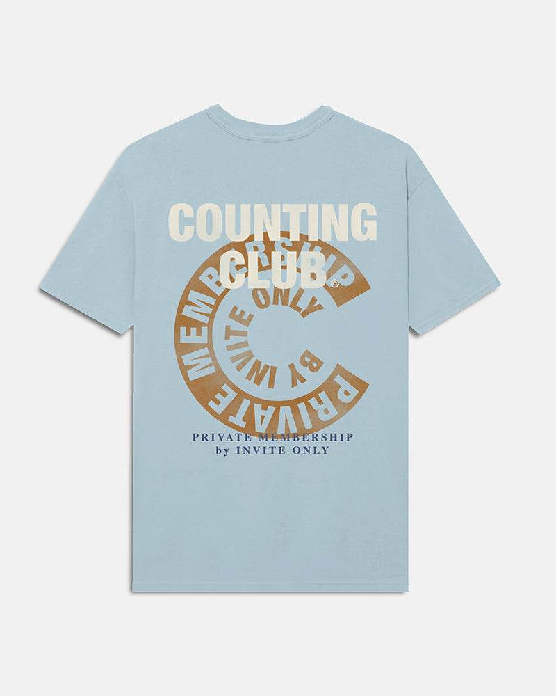 Private Membership Heavyweight T-shirt- PALE BLUE
