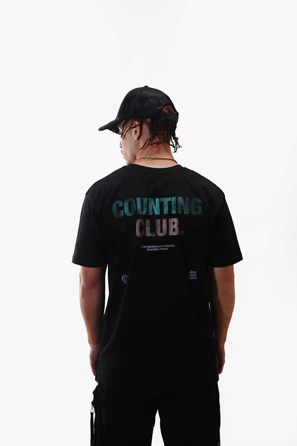 Counting Club Heavyweight T-shirt- Black